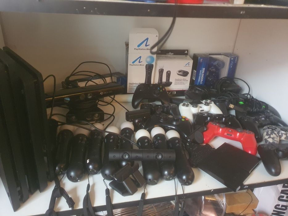 Akcesoria Gry konsole XBOX360 one S X Series Ps2 3 4 5 dysk pady move