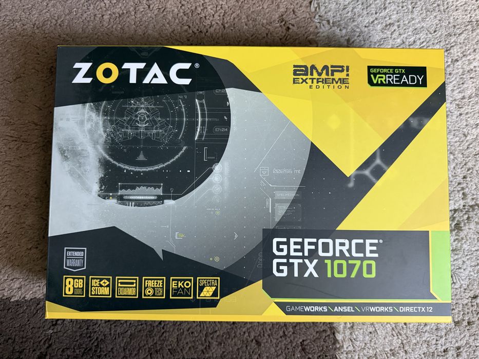Karta Graficzna ZOTAC GeForce GTX 1070 AMP EXTREME EDITION