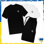 Комплект шорти СК та футболка СК біла або чорна (м2) XS-2XL