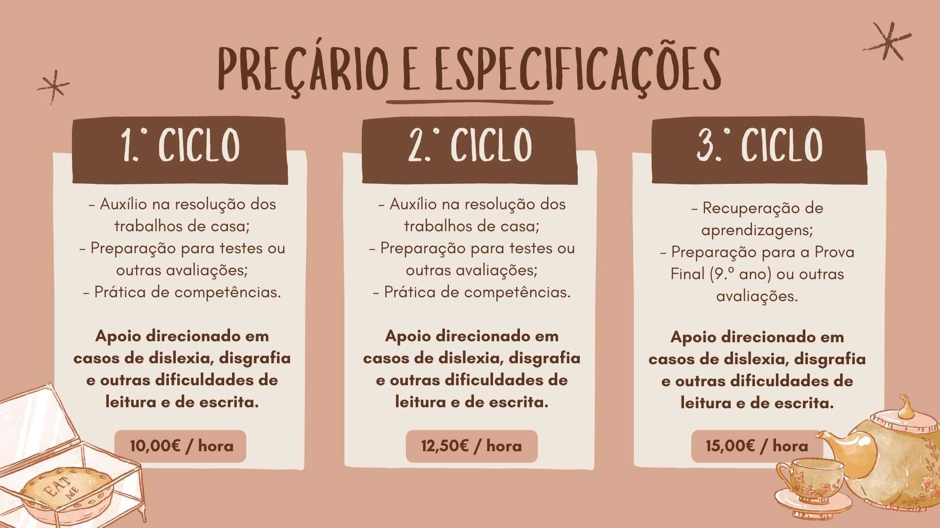 Explicações de Português e Inglês do 1.º ao 3.º Ciclo do Ensino Básico