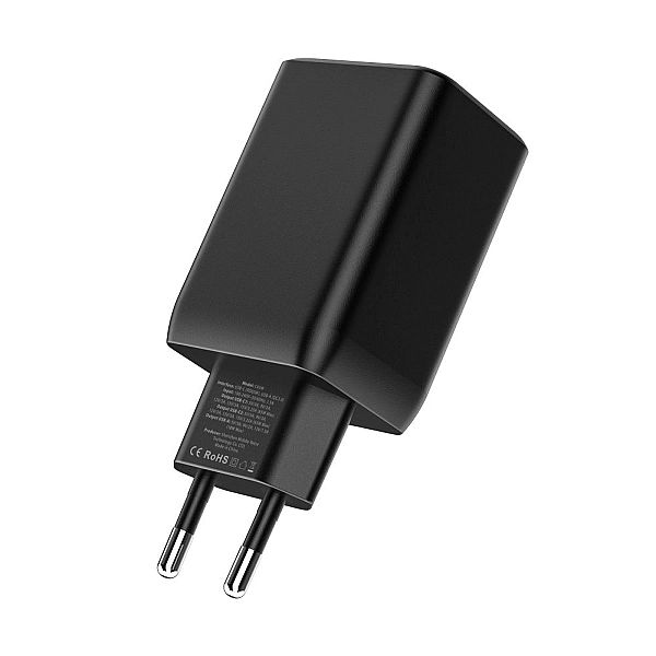 Tech-Protect C65W 3-Port Network Charger Pd65W/Qc3.0 Black