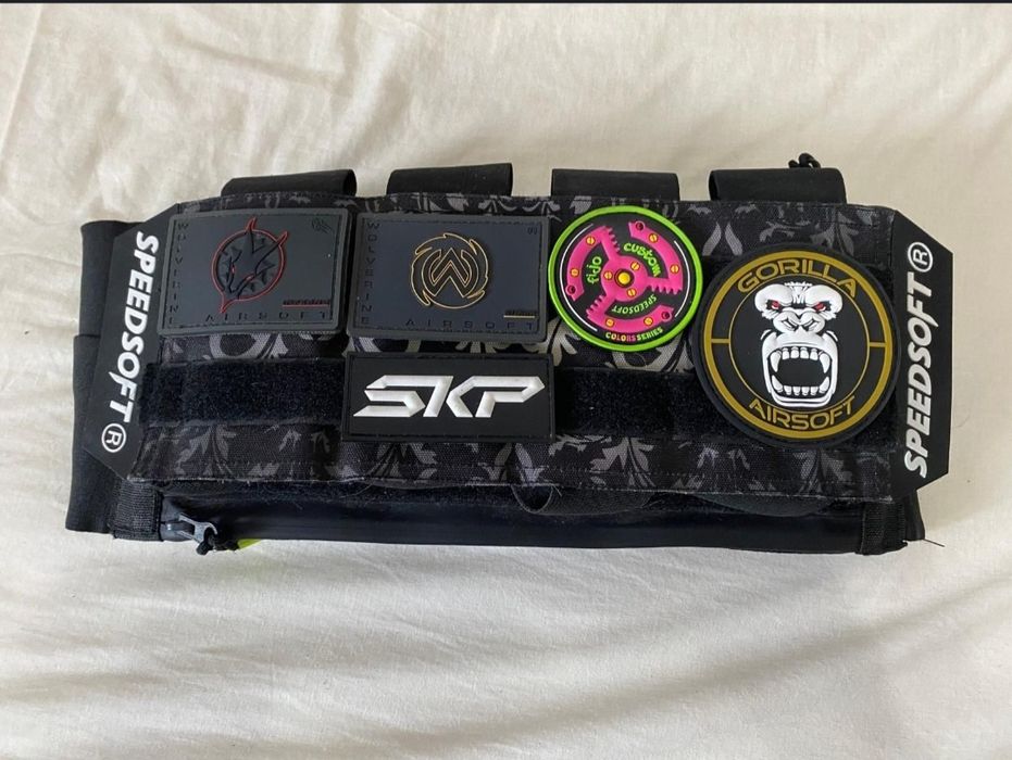 Airsoft/speedsoft heretic labs 1 mtw botija de carbono e sinto speedso