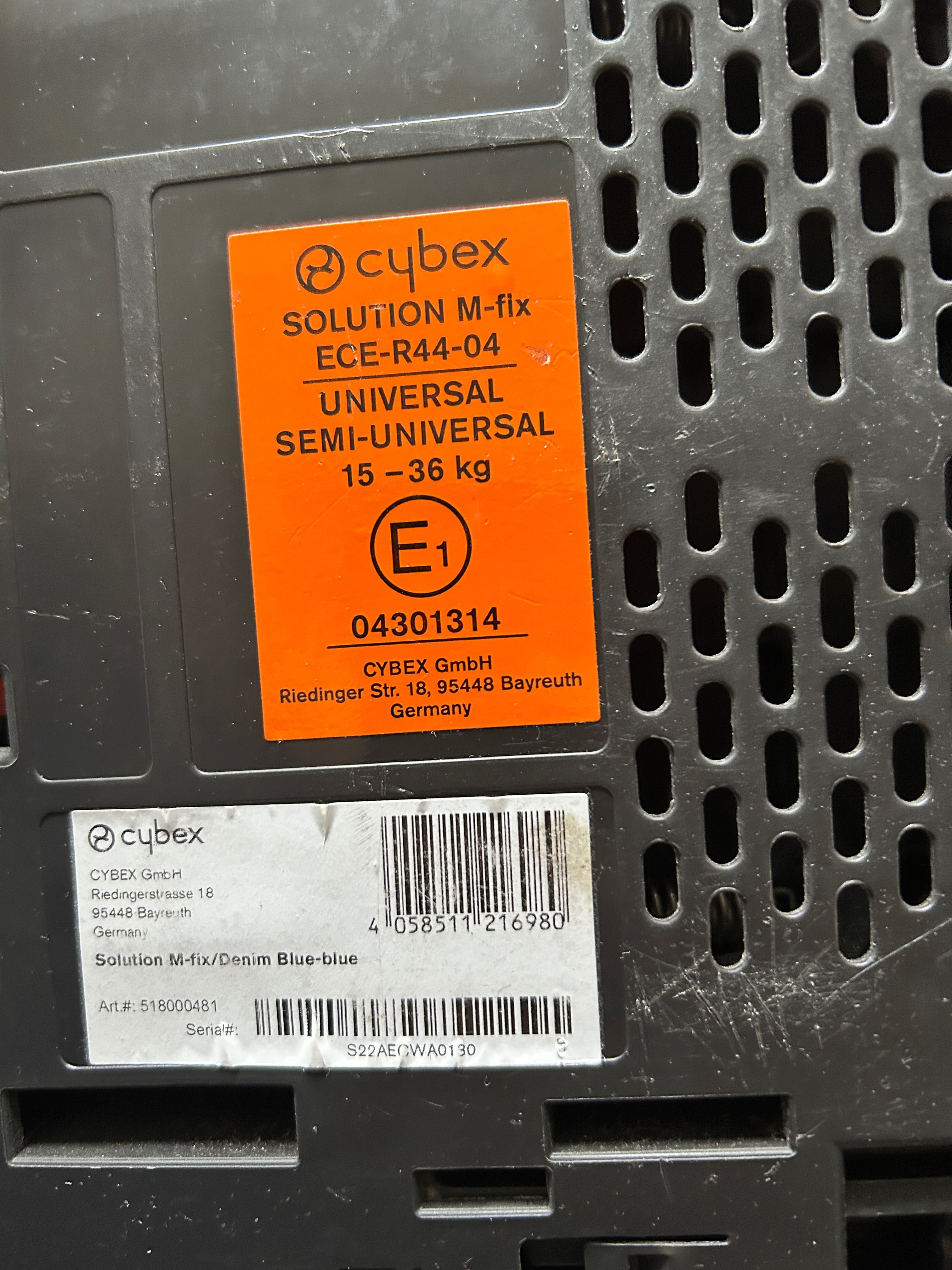 Cybex solution M-fix