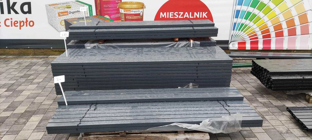 Ogrodzenie panelowe. Panel 3D ocynk +kolor, podmurówka, słupek, obejmy