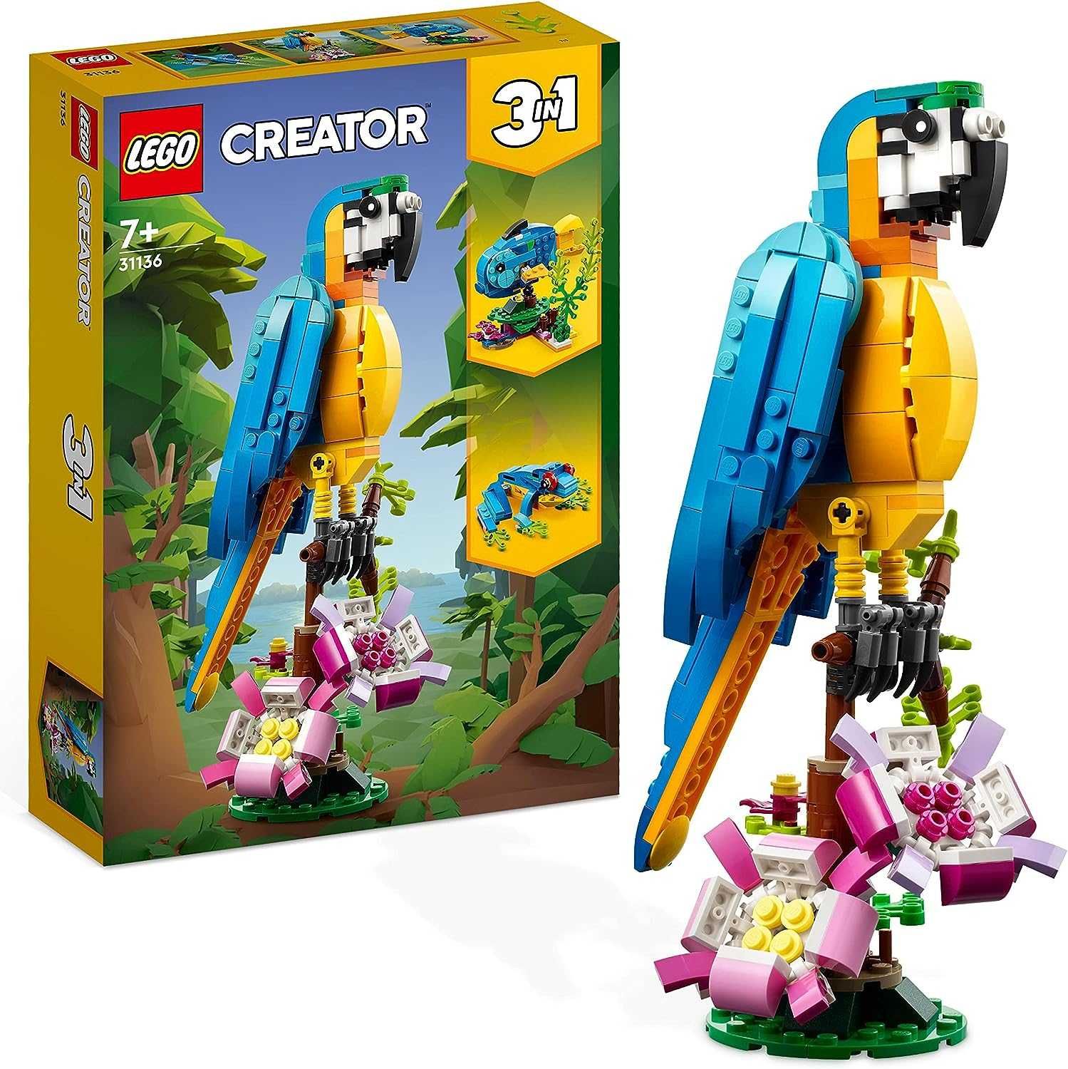 LEGO 31136 Creator 3 w 1 Egzotyczna papuga