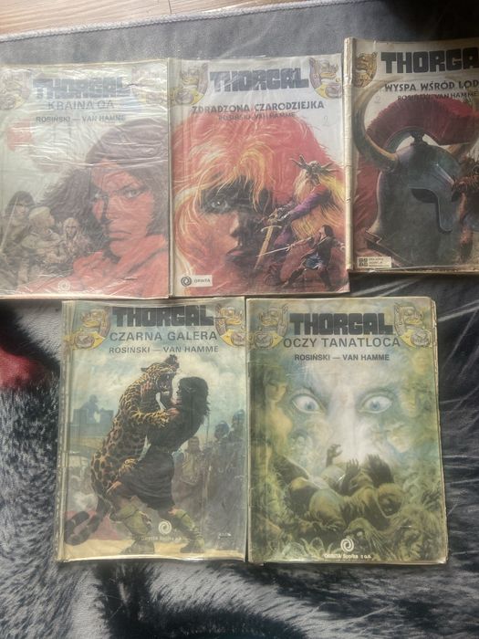 Thorgal 5 sztuk lata 1988-91