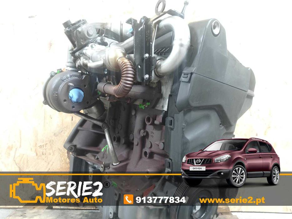 K9K282 Motor Nissan Qashqai 1.5 DCI 105cv