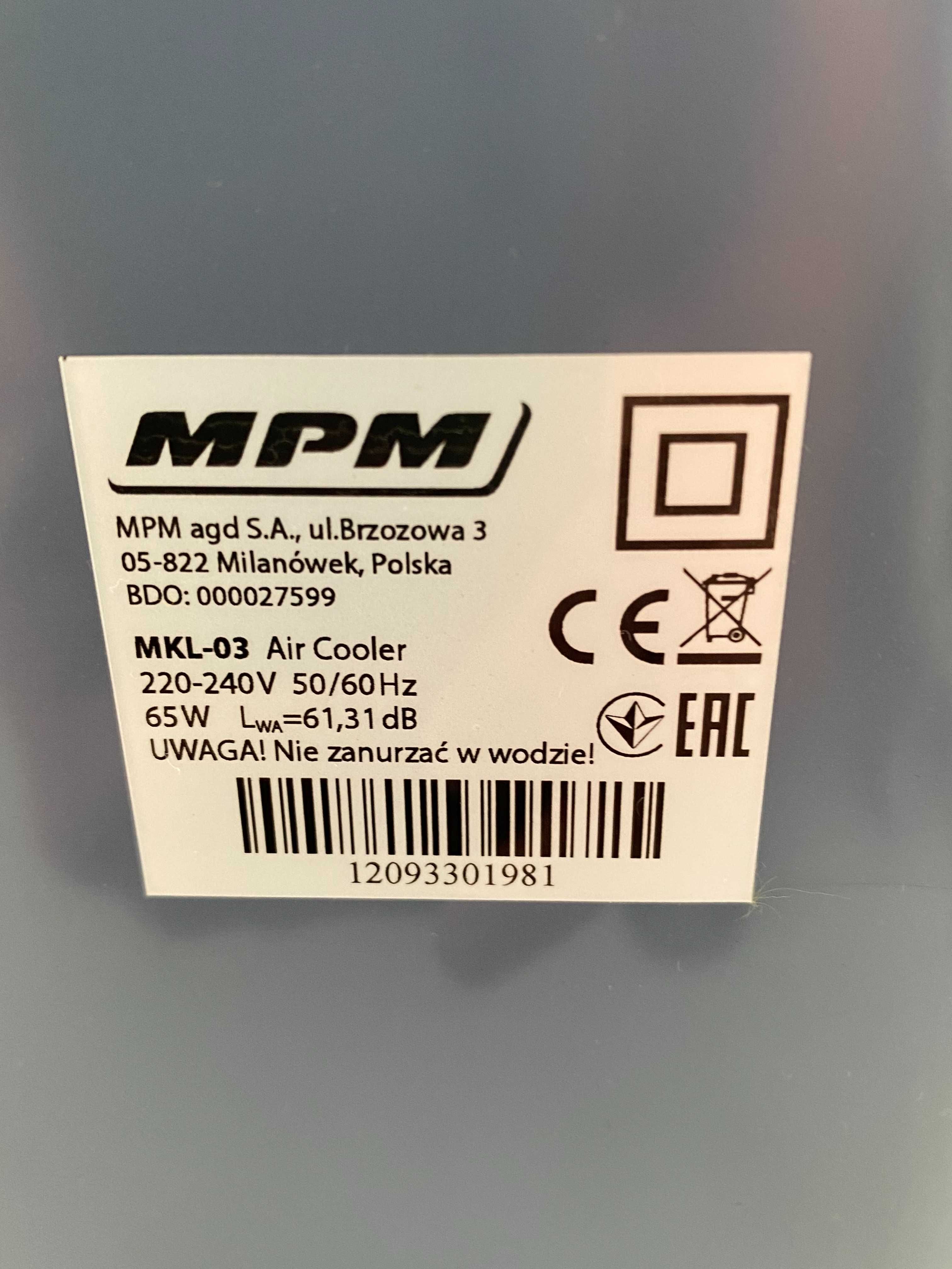 Klimator MPM MKL-03 wentylator