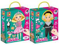 Магнитные игры-одевашки Vladi Toys Family look, Trendy girl