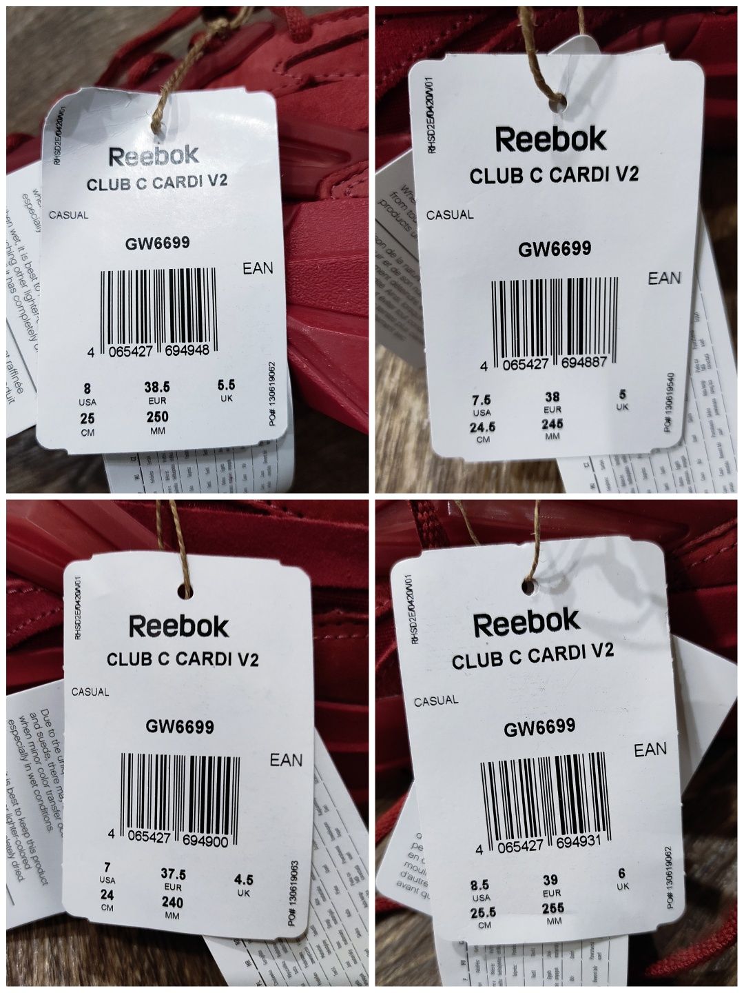 Reebok Cardi B Club c v2 оригінальні замшеві жіночі кросовки GW6699