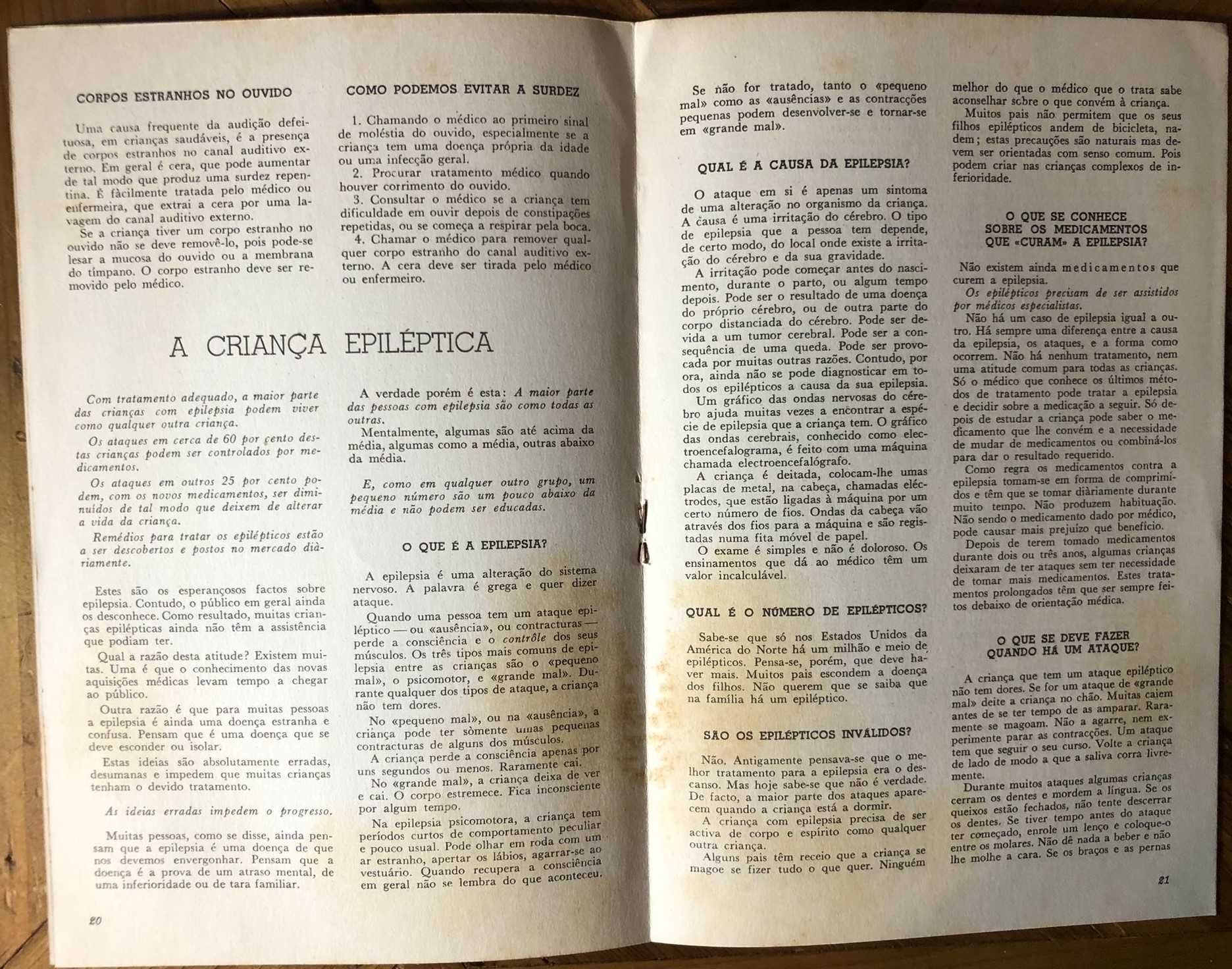 Brochura Informações Saúde Escolar p/ Professores: Anatomia do Ouvido