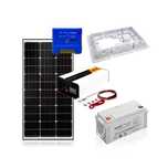 Zestaw fotowoltaiczny OFF-GRID 160W 12V 100Ah i przetwornicą 2000W