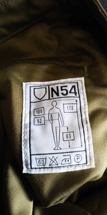 Spodnie Wojskowe Armia Norwegia Olive r.N54 pas 96