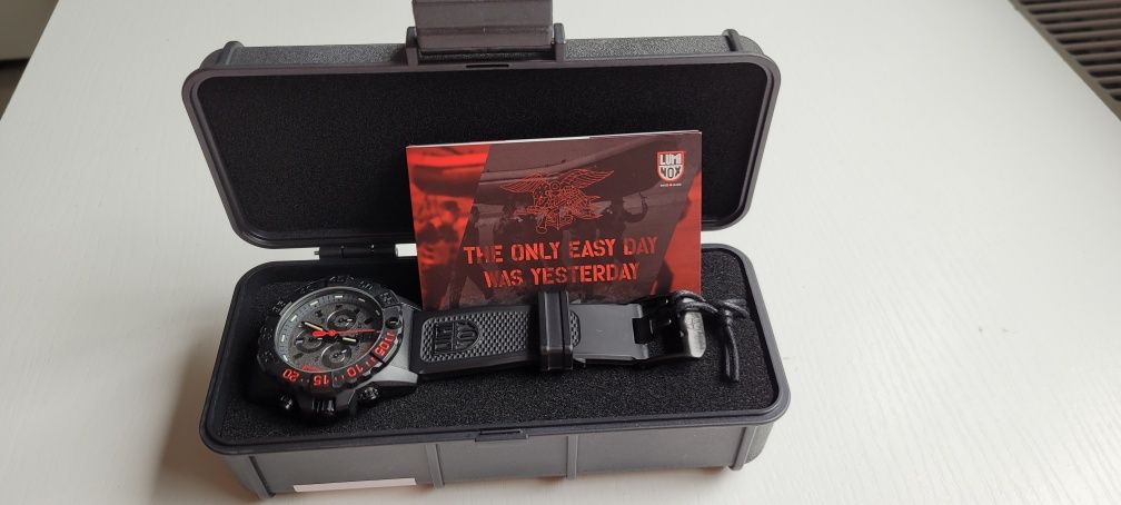 Luminox navy seal "The only easy day was yesterday"