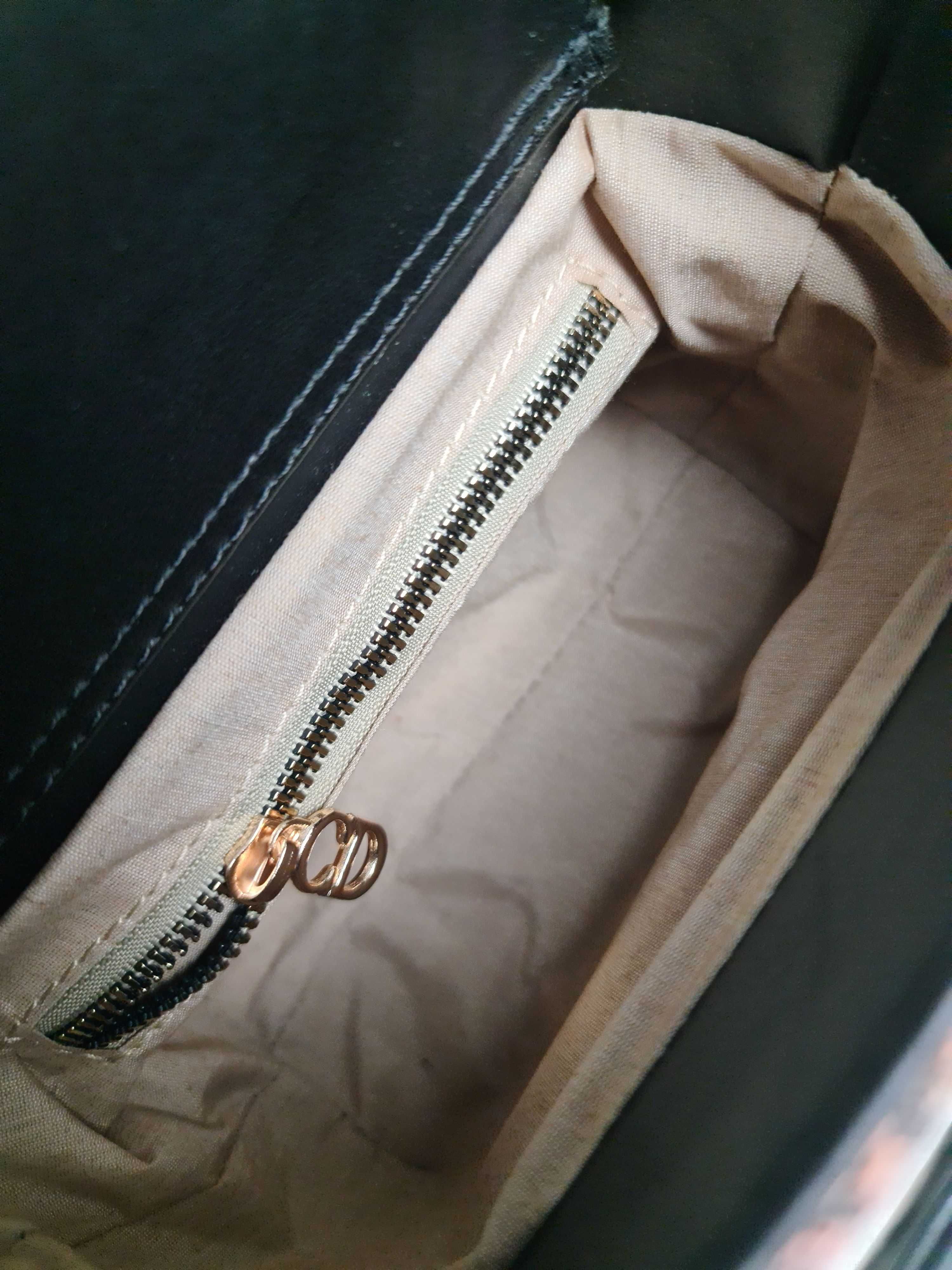 Torba Christian Dior kuferek koszyczek listonoszka roz monogram