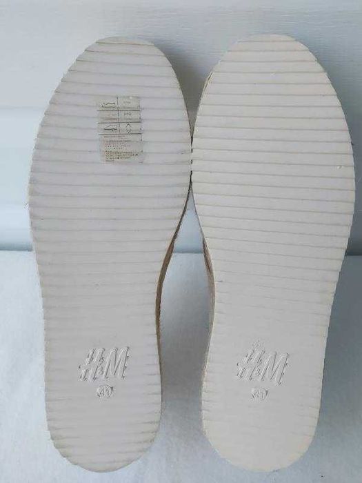 Полотняні жіночі еспадрільї h&m на платформі