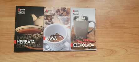 Książki kawa, hetbata,  czekolada Pascal