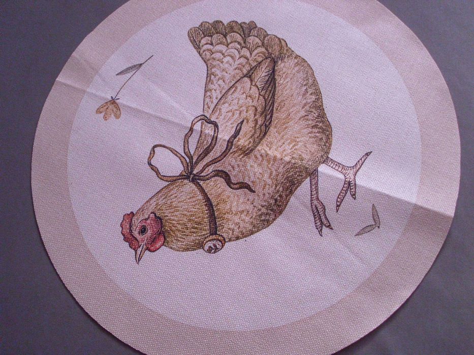 serwetki podkładki maty wielkanocne na stół komody kura wyprzedaż teks