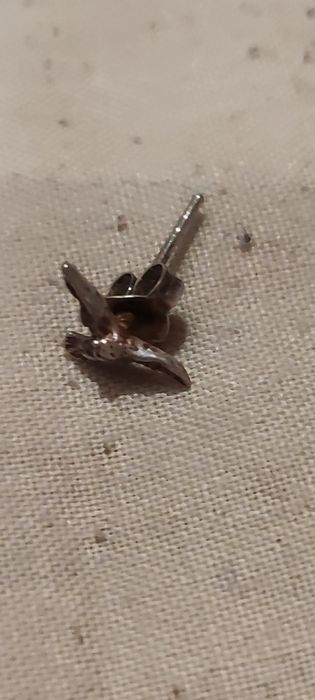 Разом для дівчинки - срібна сережка, позолота крест, гаманець