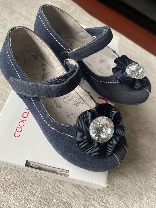 Buty balerinki dla dziewczynki granatowe roz. 27 Cool Club.