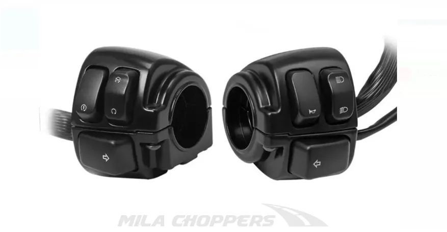 Przełączniki przyciski Softail Dyna Sportster V-Rod 96-12 obudowa