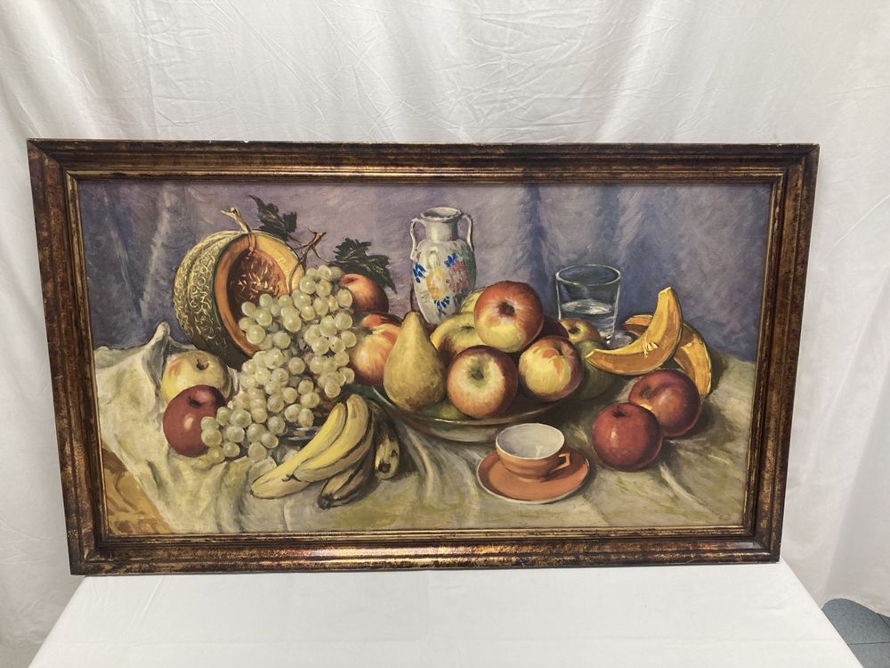 Quadro Frutas Moldura 120.5cm Largura X 71cm Altura
