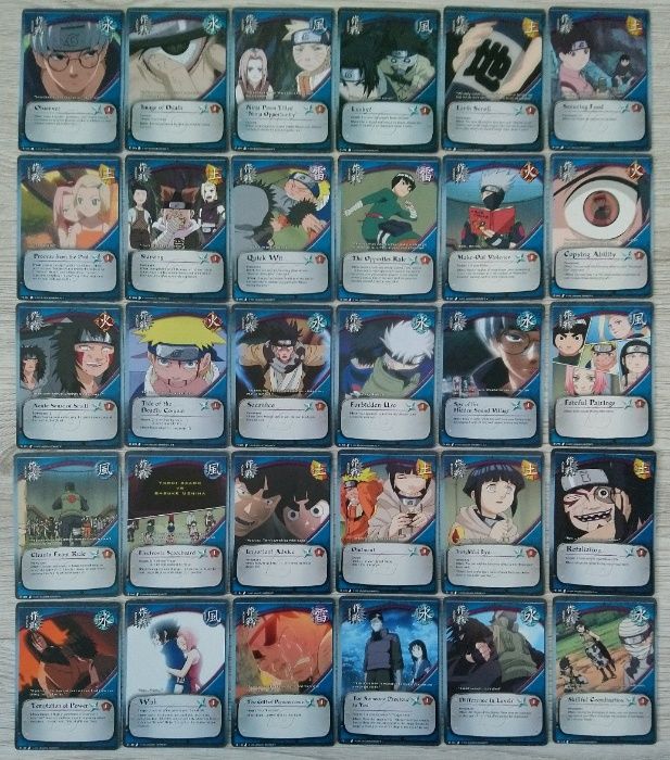 Karty do gry Naruto CCG, karty Mission