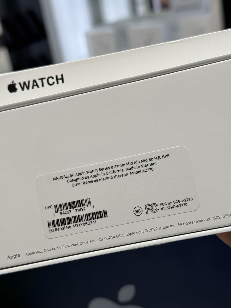 Нові | New |Apple Watch Series 8 41 Midnight | Магазин | Гарантія