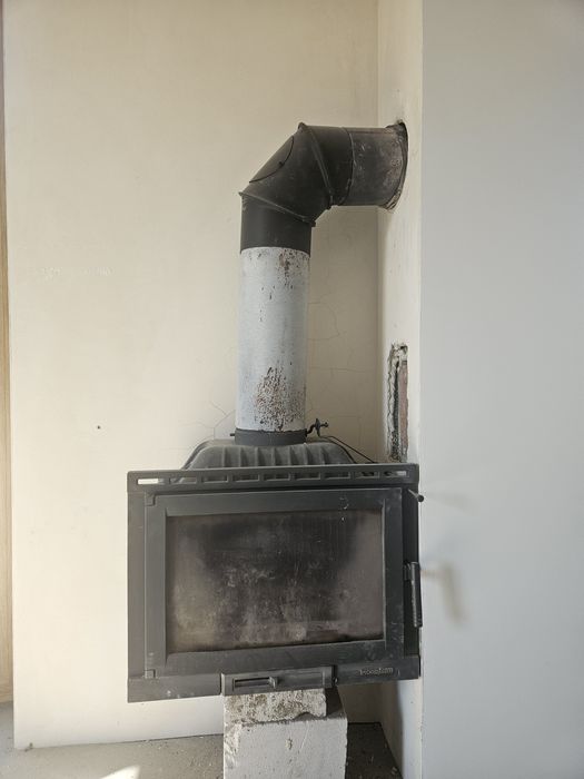 Wkład kominkowy kominek  etna 13 kw plus rury