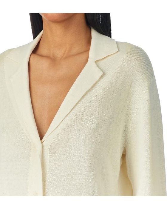 Ralph Lauren Cotton Cashmere Blend Notch PJ Set. Теплая пижама р L