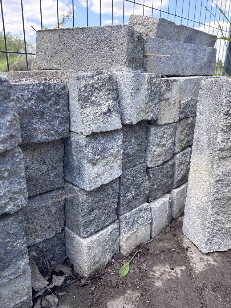 Palisada ogrodowa betonowa - 50 sztuk