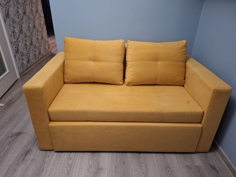 Sofa rozkładana Bunio III BRW żółta