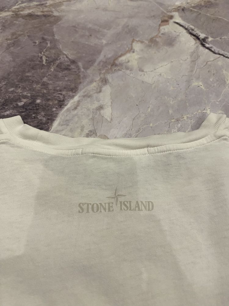 Футболка stone island reflective logo оригинал