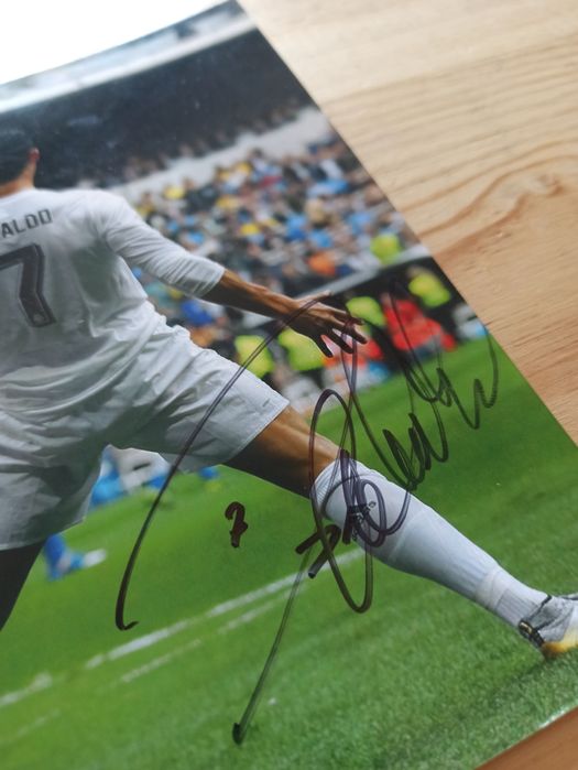Autógrafo Cristiano Ronaldo