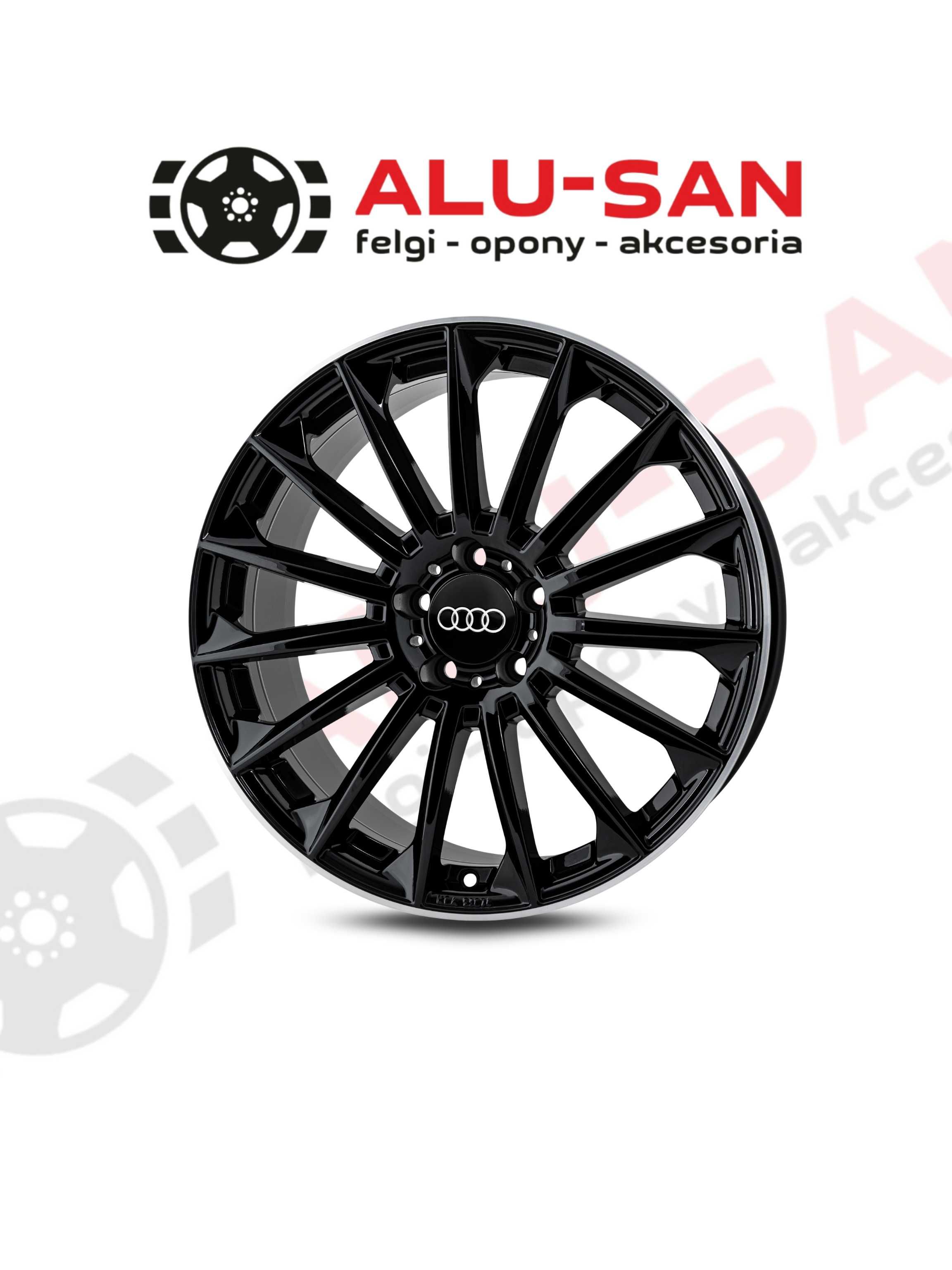 Nowe Alufelgi 18" AUDI A3 A4 A6 Q2 Q3 RS3 S3 TT 5x112 Czarny Poler