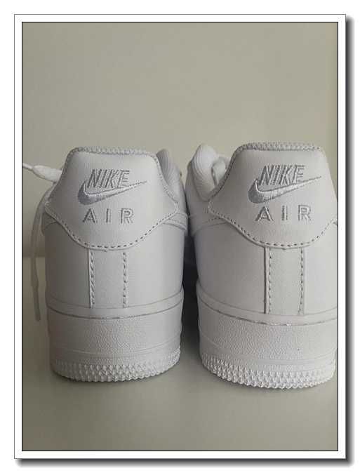 Białe tenisówki Air Force 1 w rozmiarze 38