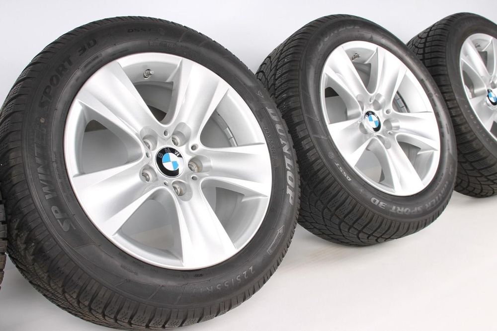 Oryginalne felgi BMW z zimowymi oponami Pirelli 225/55/17