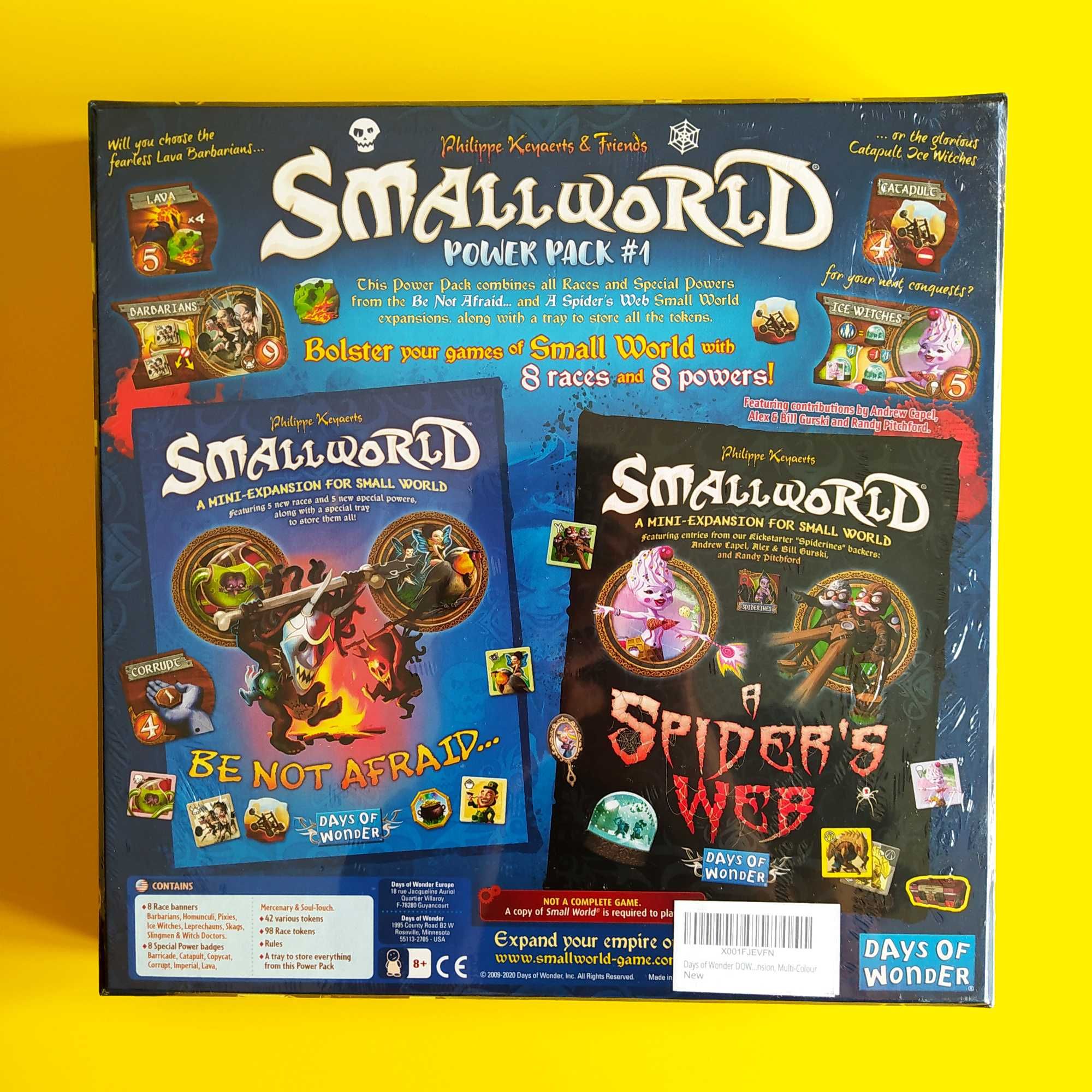 Jogo de tabuleiro Small World + Expansões