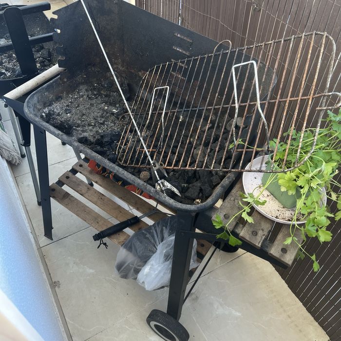 Grelhador para varanda de apartamento ou jardim