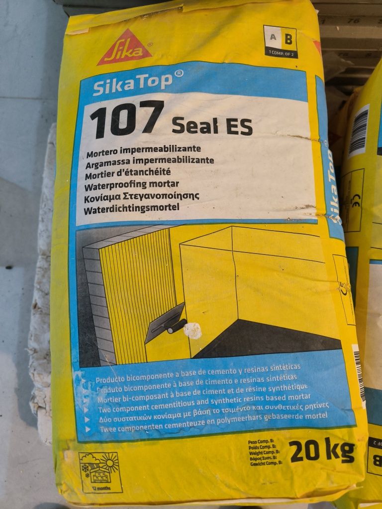 Sikatop 107 Seal Es impermeabilizante sacos novos