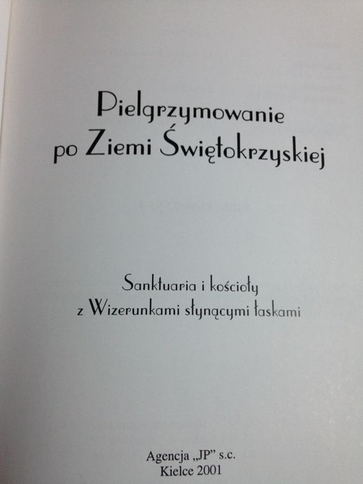 Pielgrzymowanie po Ziemi Świetokrzyskiej wersja po polsku i angielsku