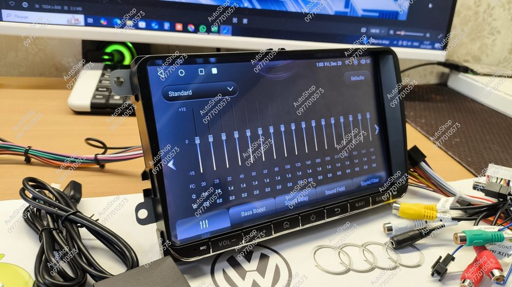 Магнітола 9 дюймів Volkswagen 8/128gb Android