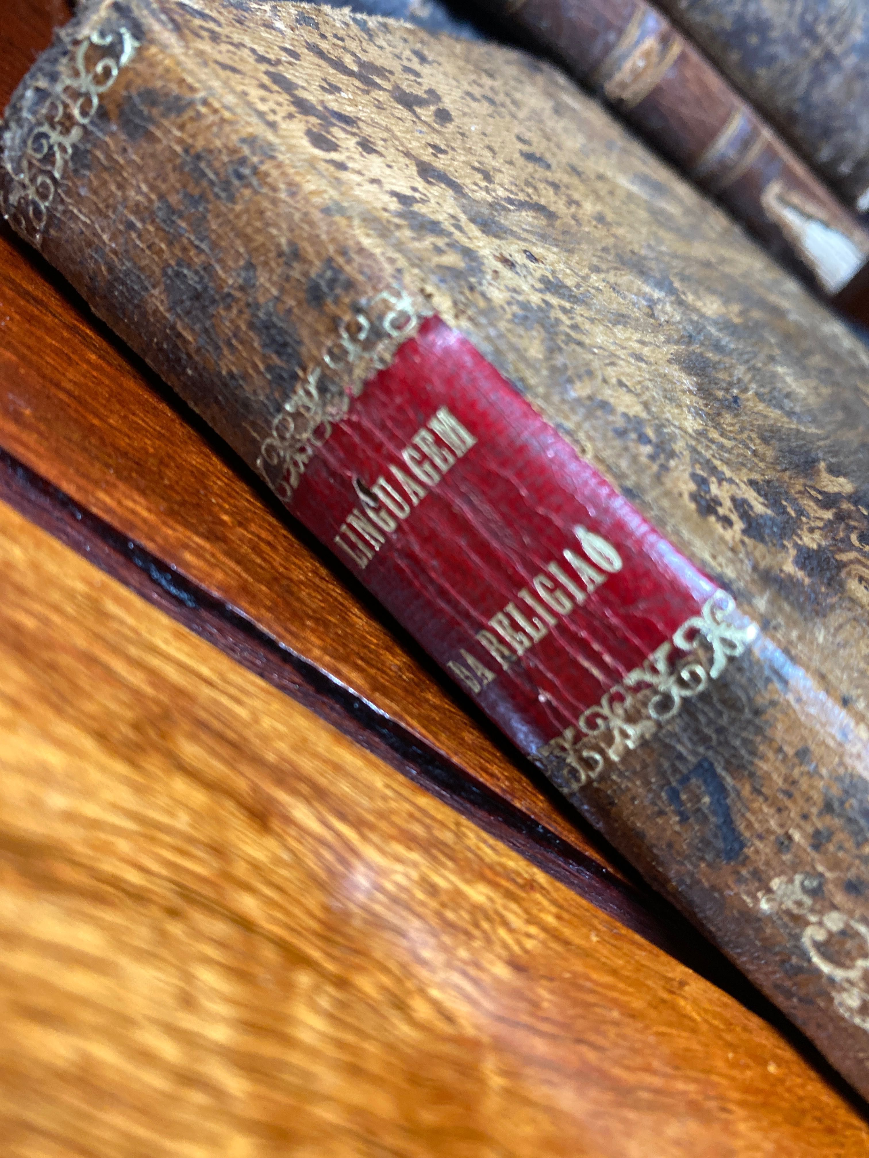 Livro Linguagem da Religião Rara Edição Séc XVIII