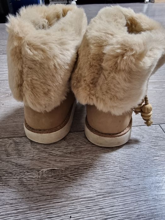 Чоботи жіночі, дитячі Zara зимові 35р