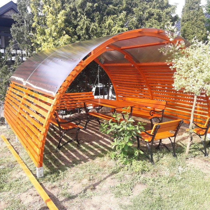 DREWUTNIA, Zadaszenie,Altana