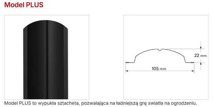 Sztachety metalowe Brama, Ogrodzenie, Płot,  2