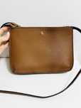 Torebka torba karmelowa brązowa Ralph Lauren kopertówka crossbody