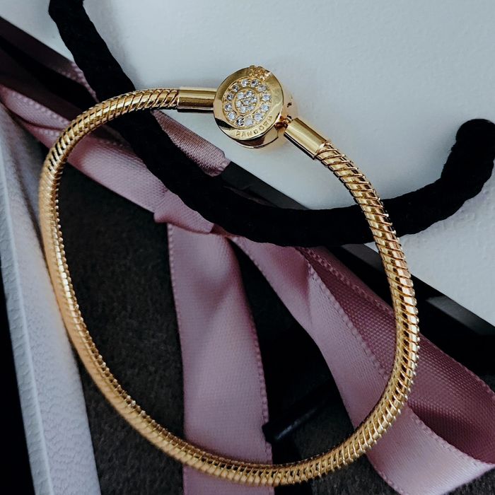 Браслет Пандора Pandora золото