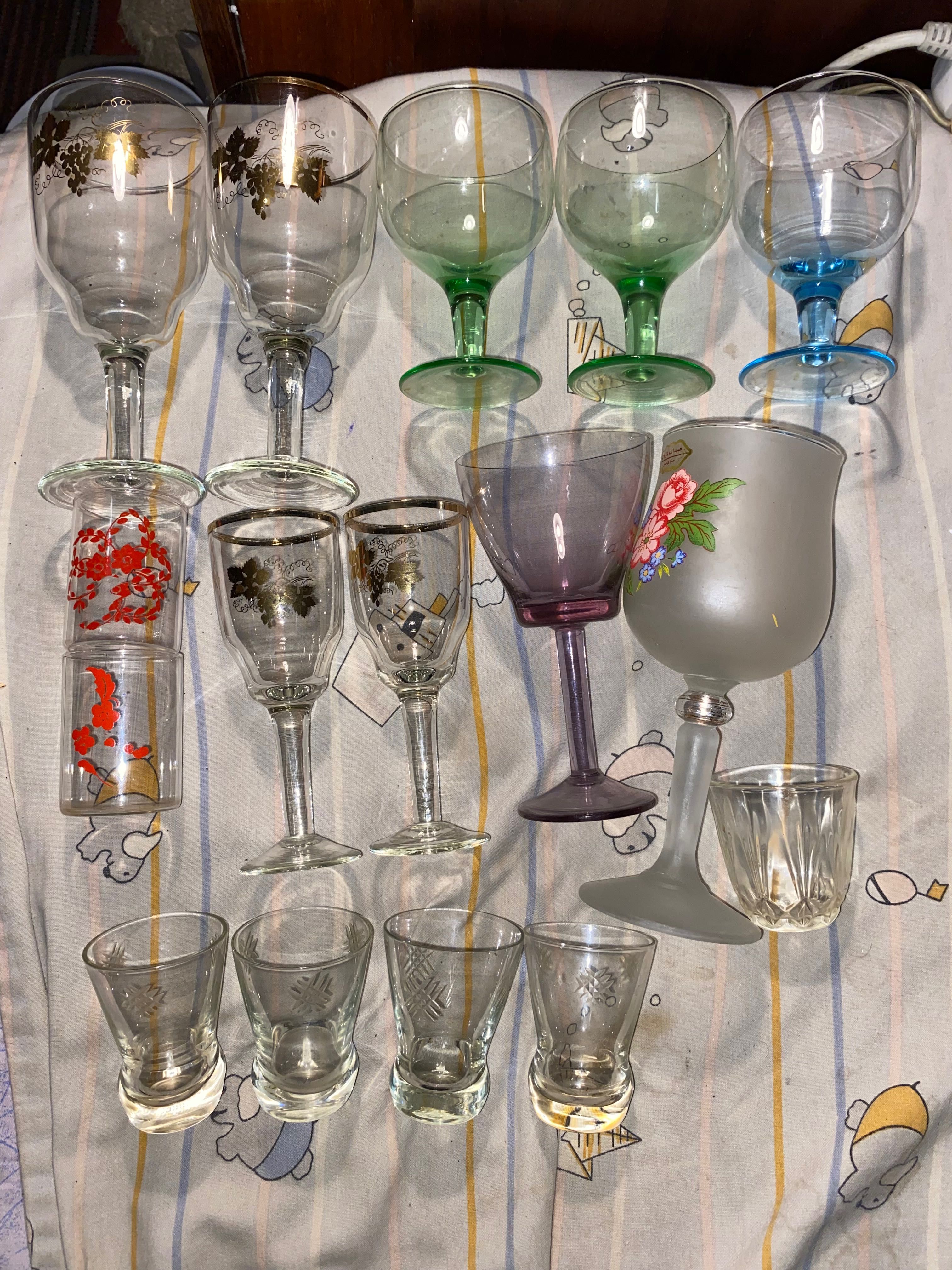 Стопки рюмки стаканы чарки СССР