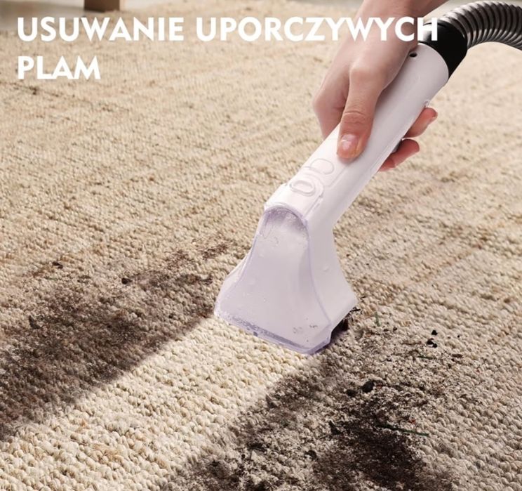 Odkurzacz piorący do dywanów, do sierści od zwierząt, mocny 400W
